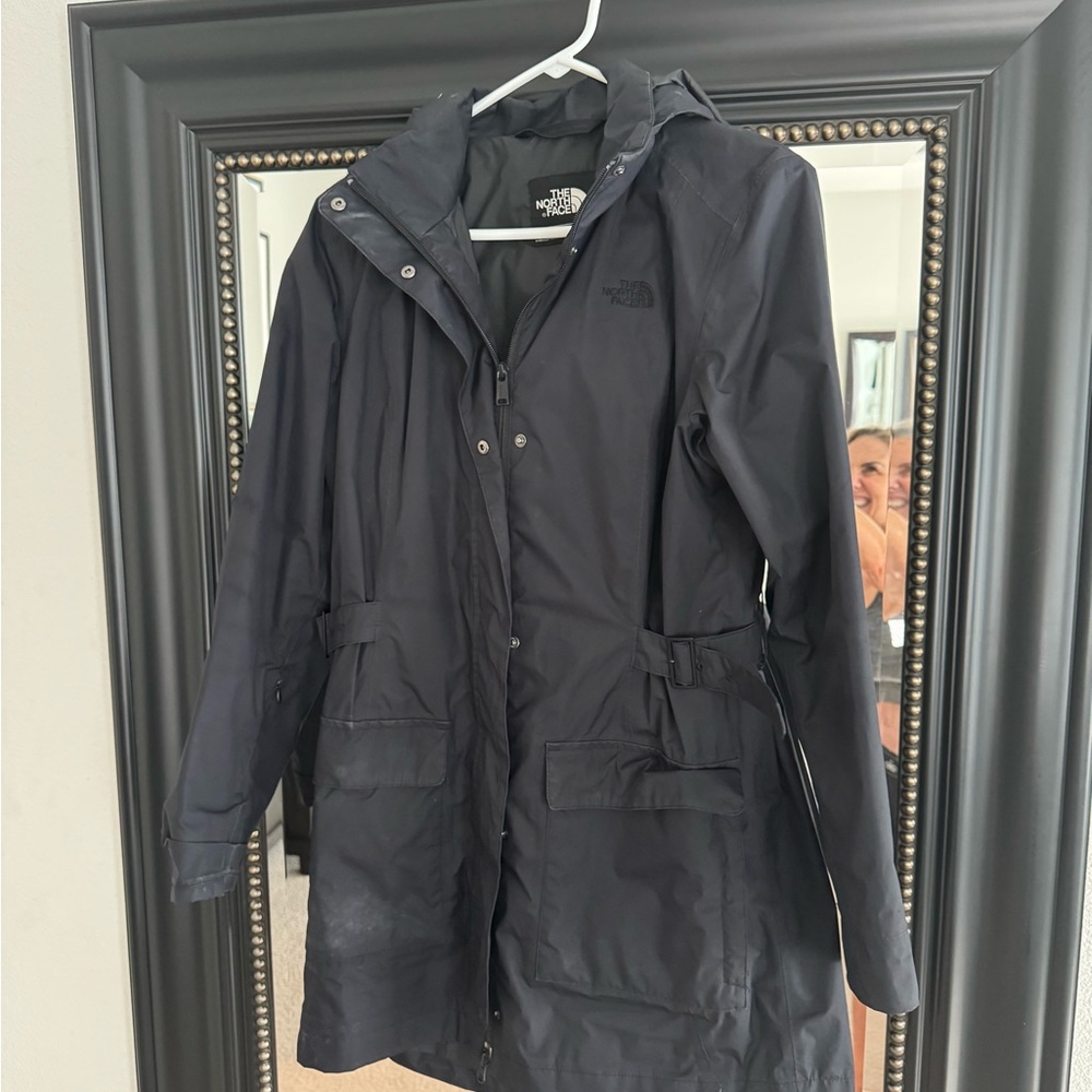 The North Face Women's Black Hooded Trench Coat